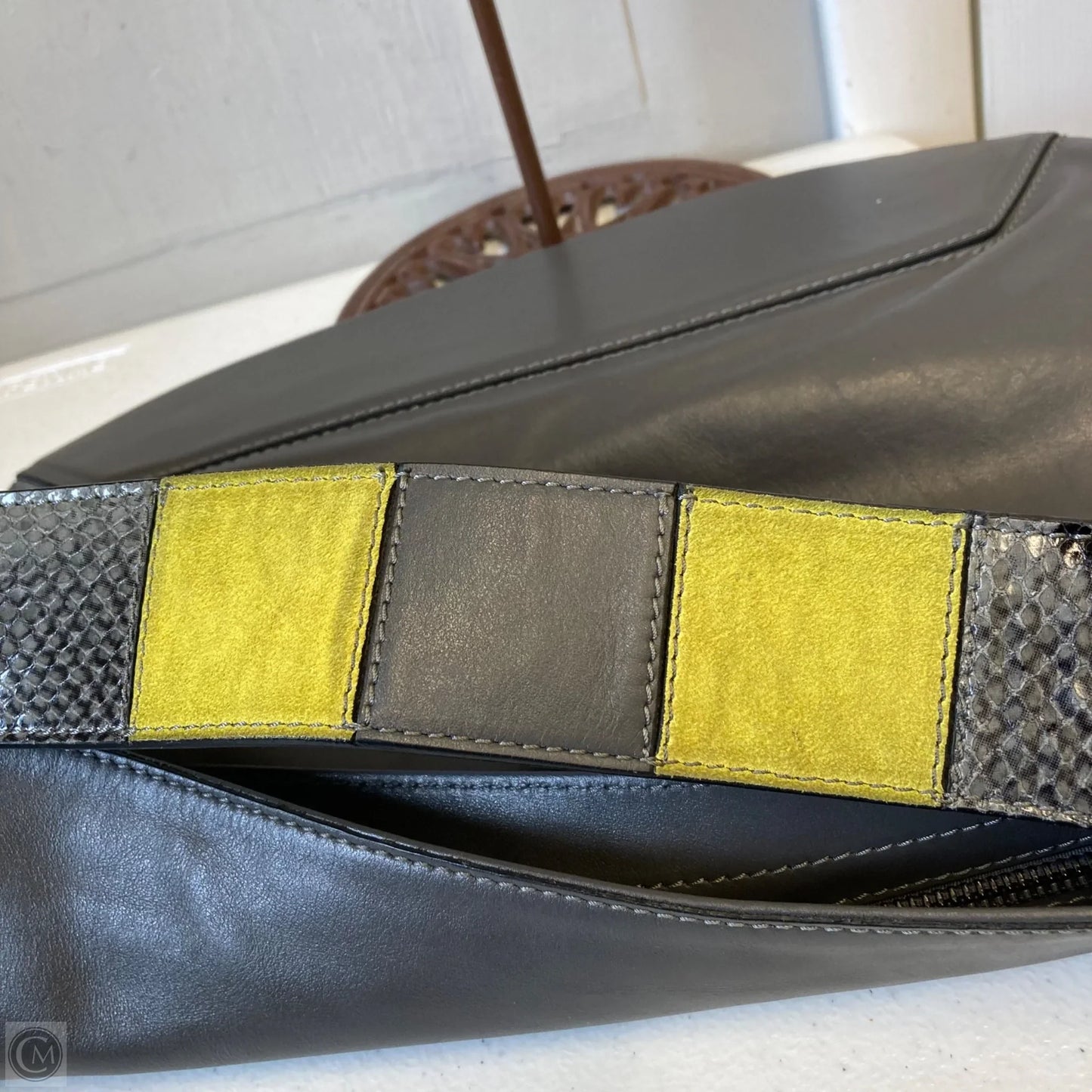 Handbag Leather By Iacucci, Size: Large