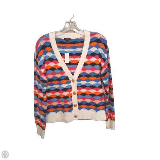 Sweater Cardigan By Talbots In Multi-colored, Size: Mp