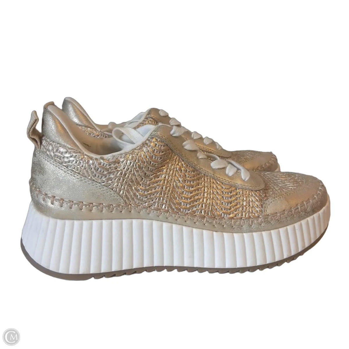 Shoes Athletic By Universal Thread In Gold, Size: 9