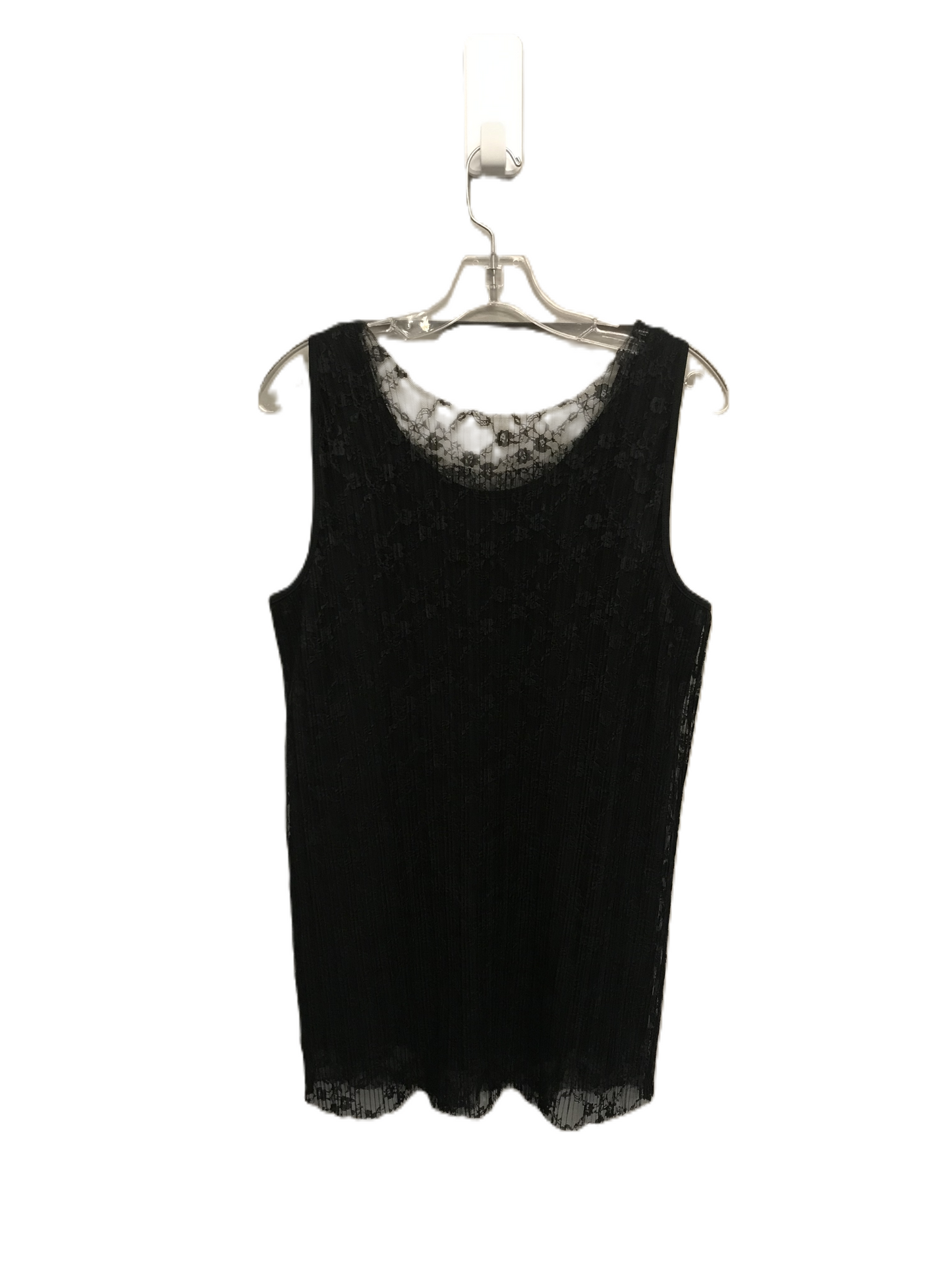 Black Top Sleeveless By Lane Bryant, Size: 1x