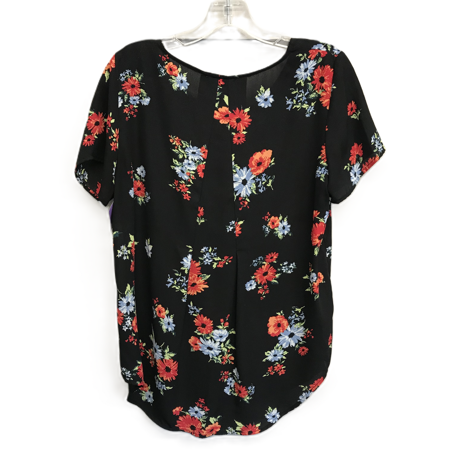 Black Top Short Sleeve By Chelsea And Theodore, Size: M