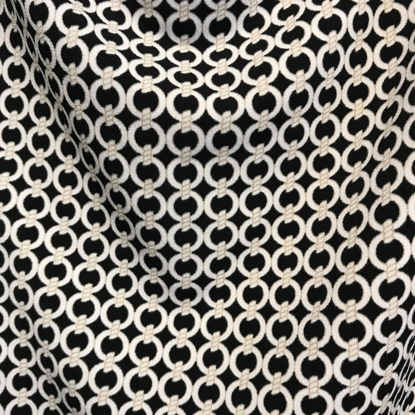 Top 3/4 Sleeve By Liz Claiborne In Black & White, Size: 3x