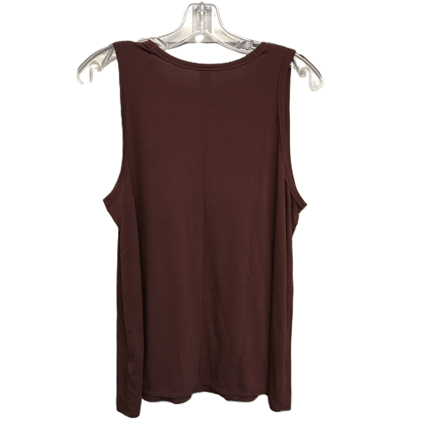 Red Top Sleeveless Basic By Old Navy, Size: L