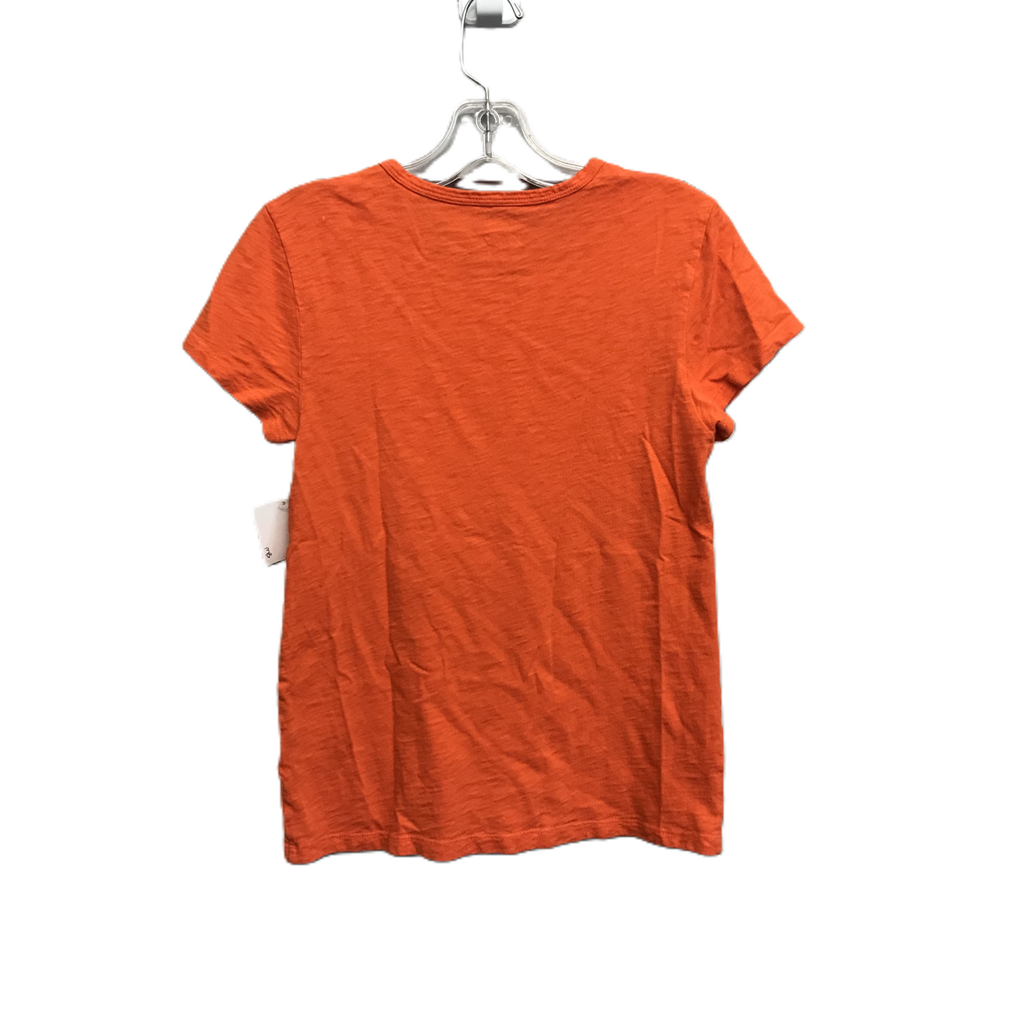 Orange Top Short Sleeve Basic By J. Crew, Size: S