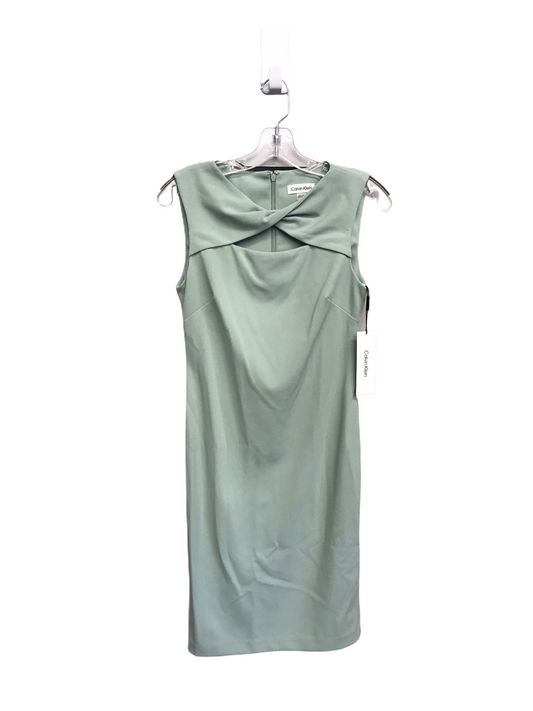 Green Dress Work By Calvin Klein, Size: S