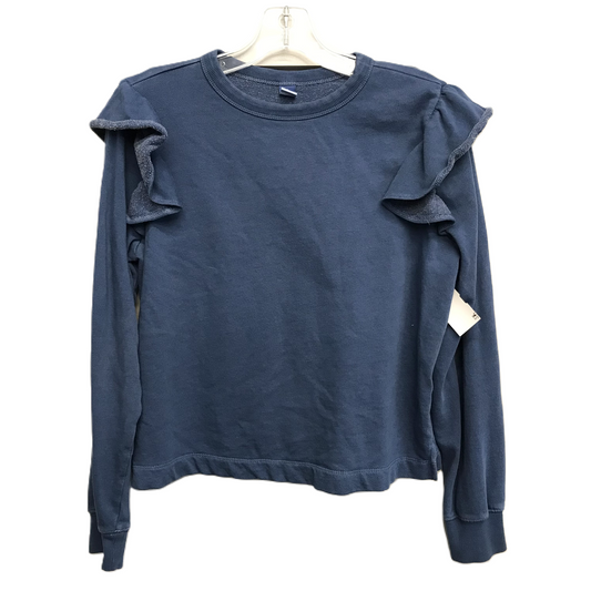 Sweatshirt Crewneck By Old Navy In Blue, Size: S