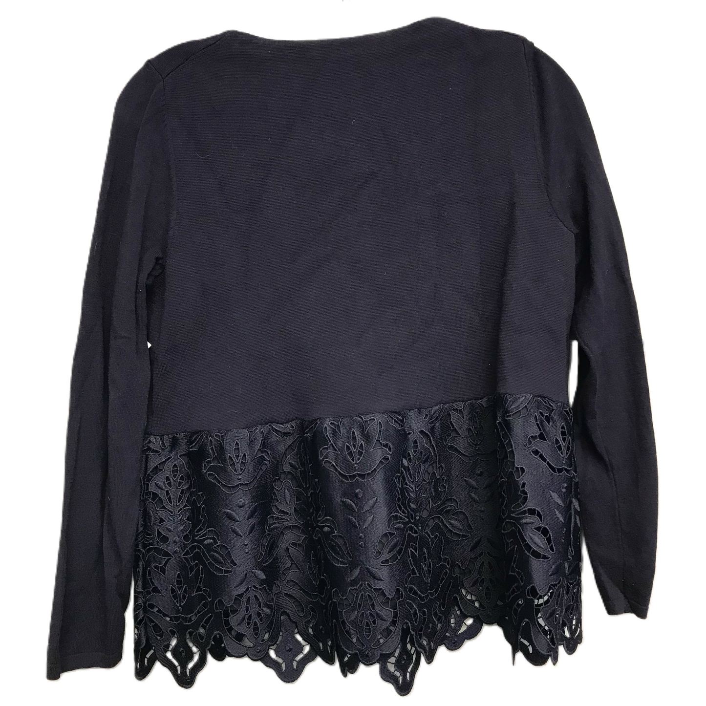 Top Long Sleeve By Ann Taylor In Navy, Size: M