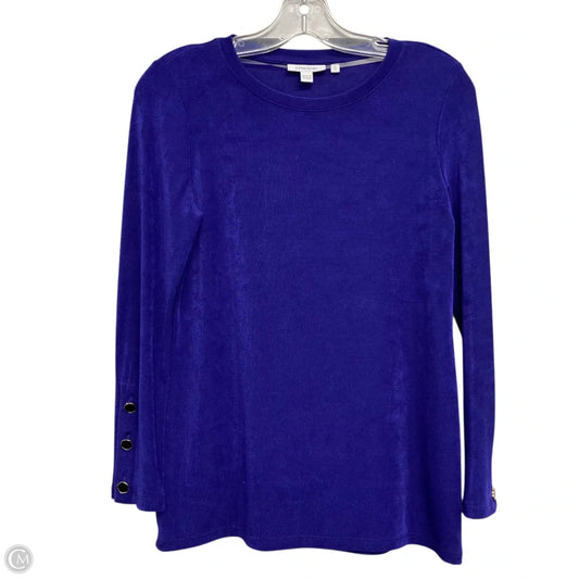 Top Long Sleeve By Chicos In Purple, Size: S