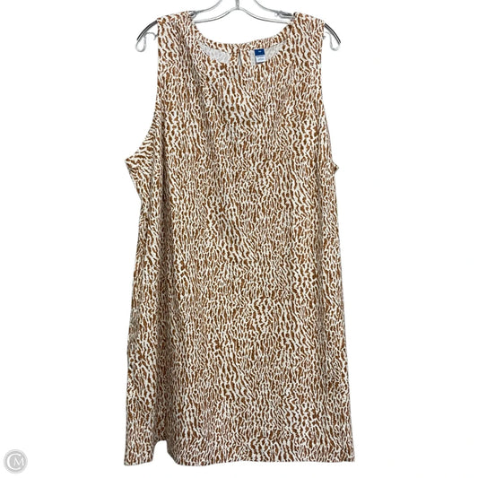 Dress Casual Short By Old Navy In Animal Print, Size: 2x