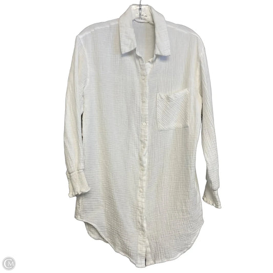 Top Long Sleeve By Heartloom In White, Size: M