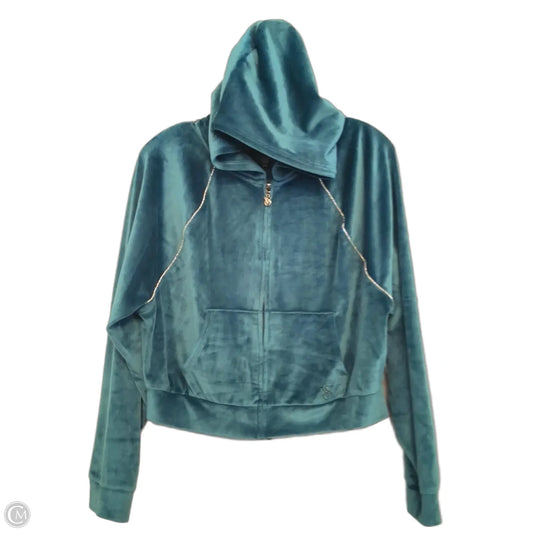 Athletic Jacket By Victorias Secret In Green, Size: M