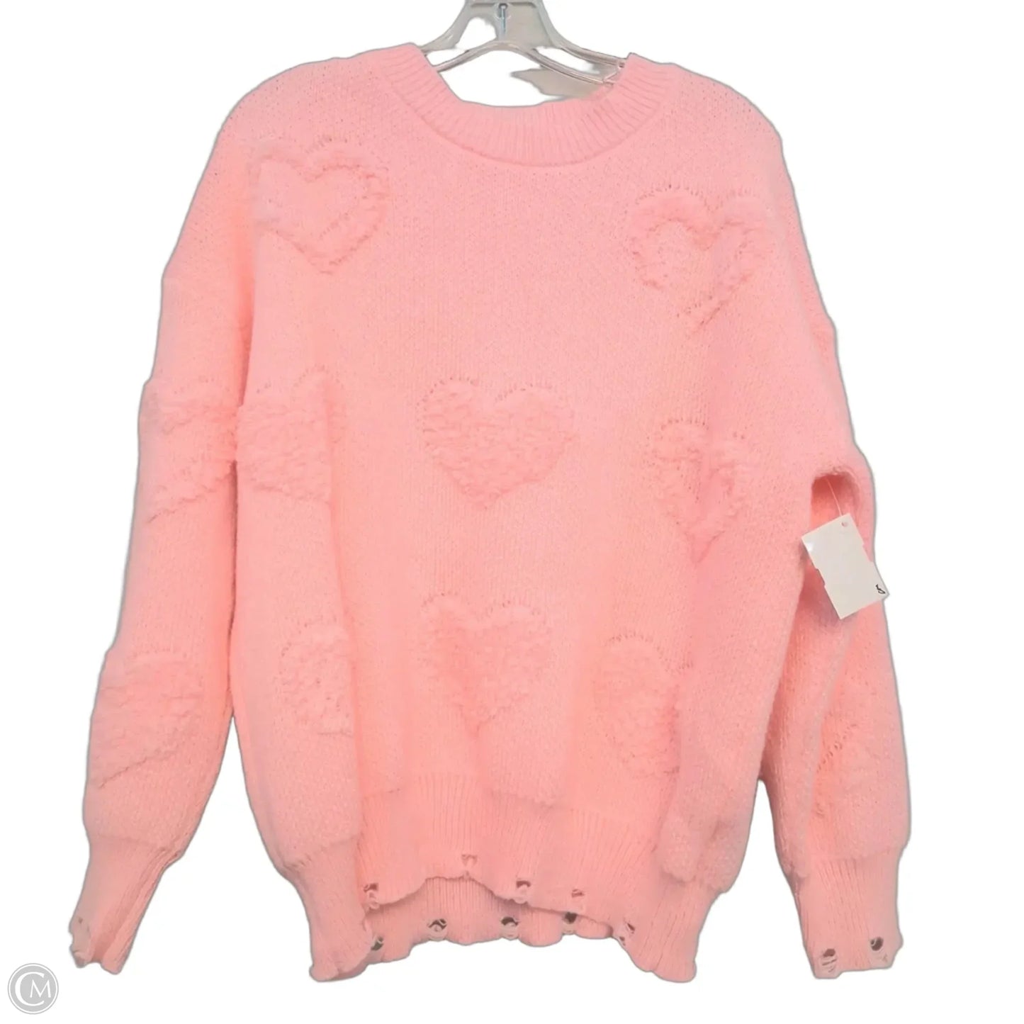 Sweater By Shein In Pink, Size: 1x