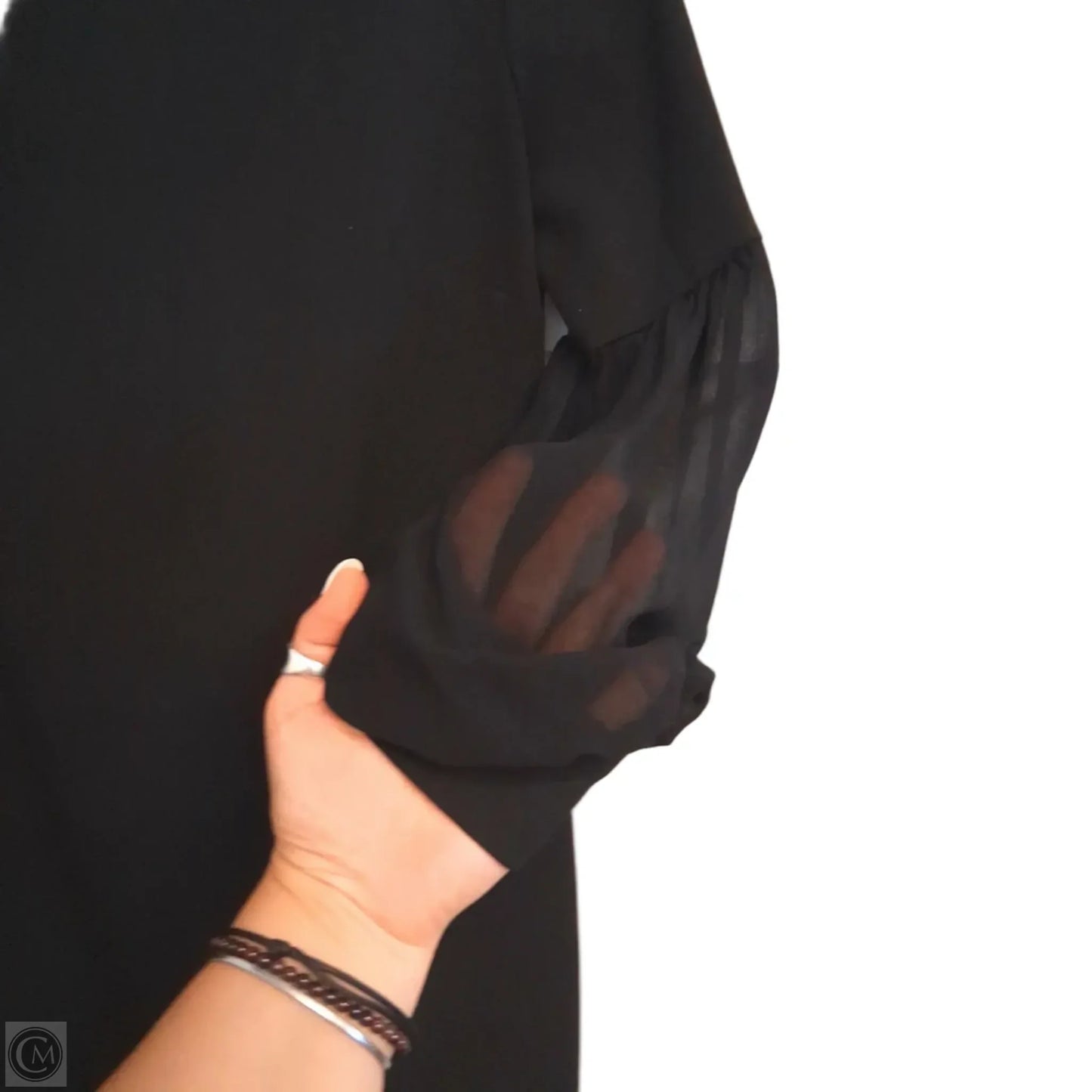 Dress Work By Calvin Klein In Black, Size: S