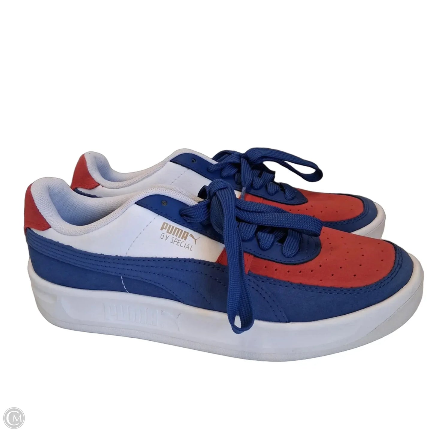 Shoes Athletic By Puma In Blue & Red, Size: 7.5