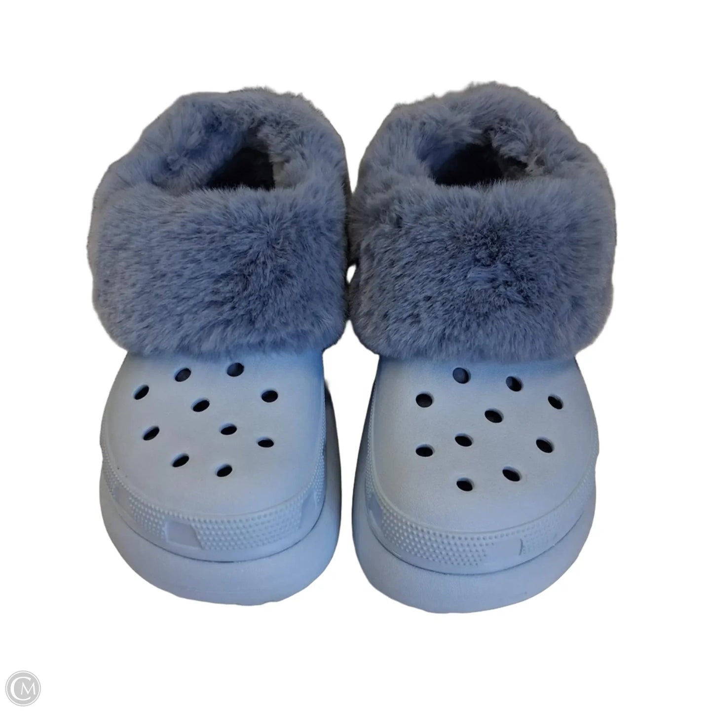 Slippers By Crocs In Blue, Size: 8