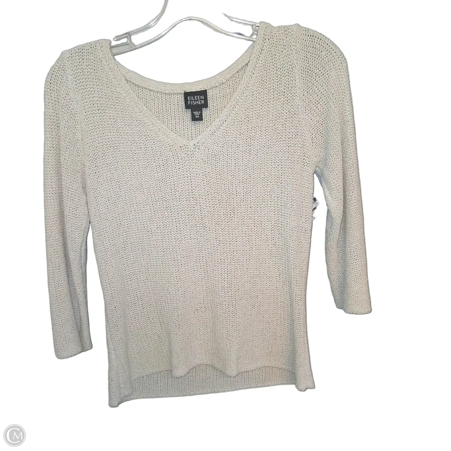 Sweater By Eileen Fisher In Tan, Size: Xs