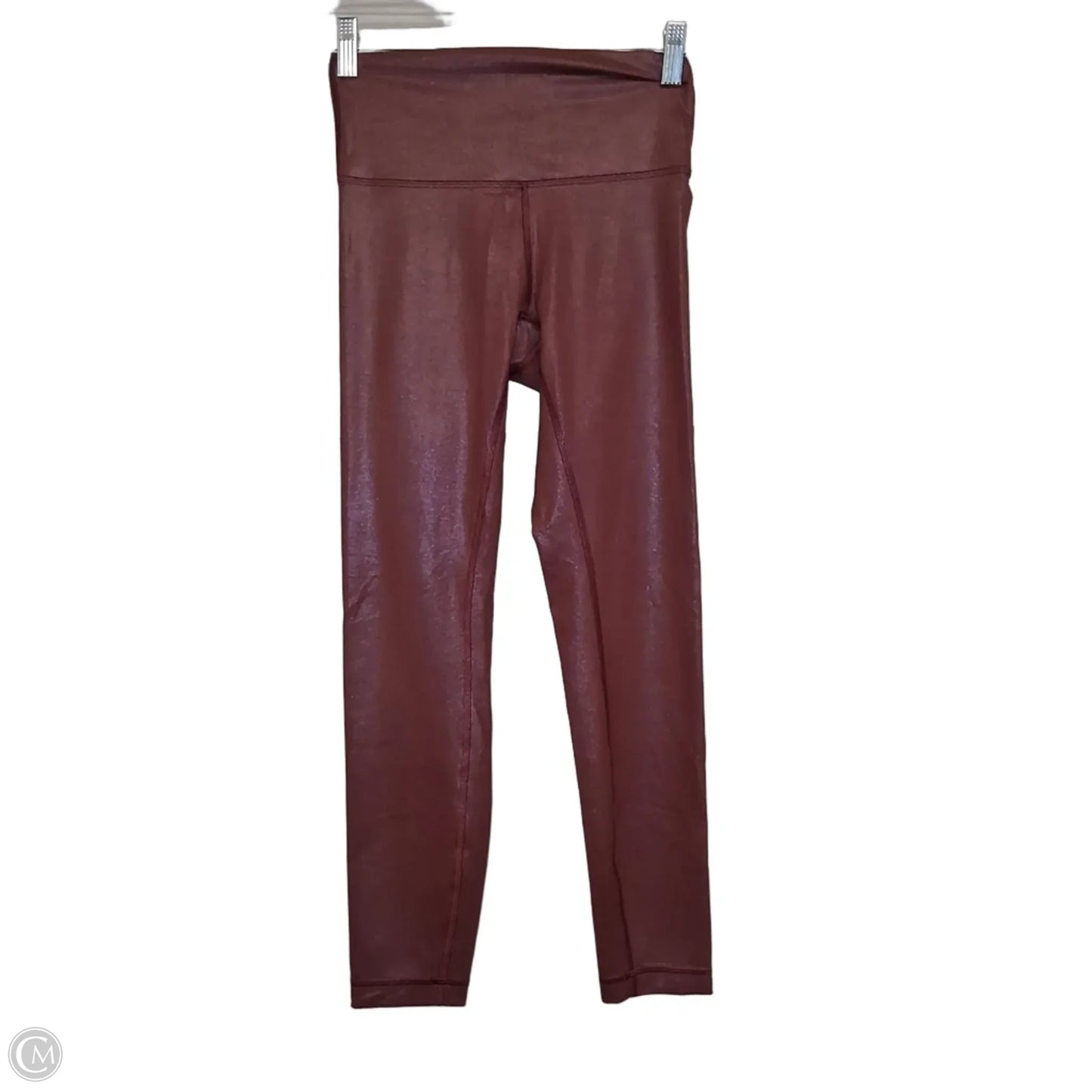 Athletic Leggings By Lululemon In Red, Size: 4