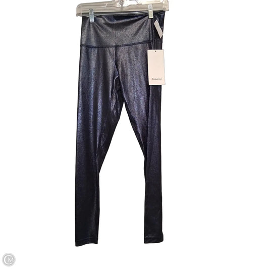 Athletic Leggings By Lululemon In Blue, Size: 8