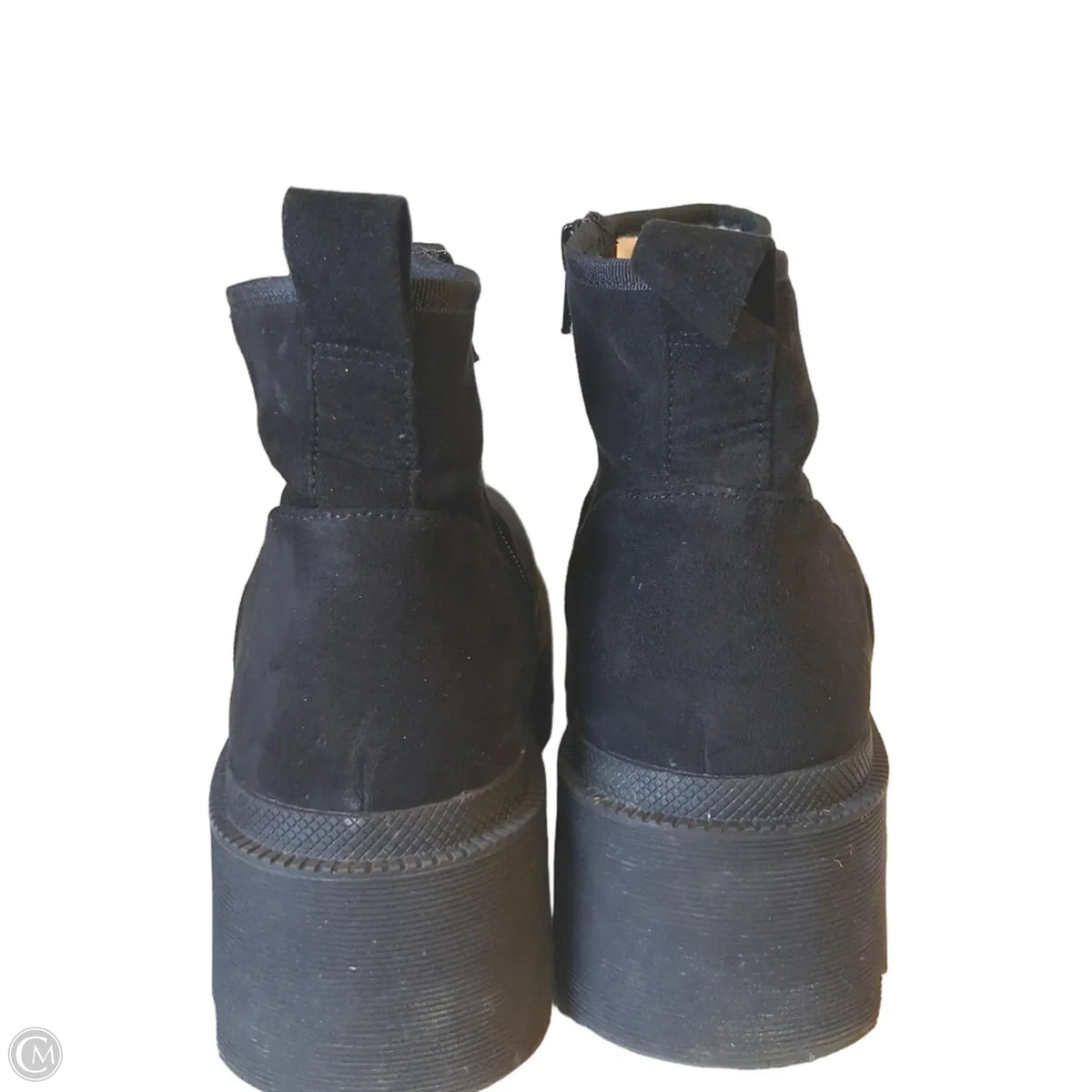 Boots Ankle Heels By Universal Thread In Black, Size: 9