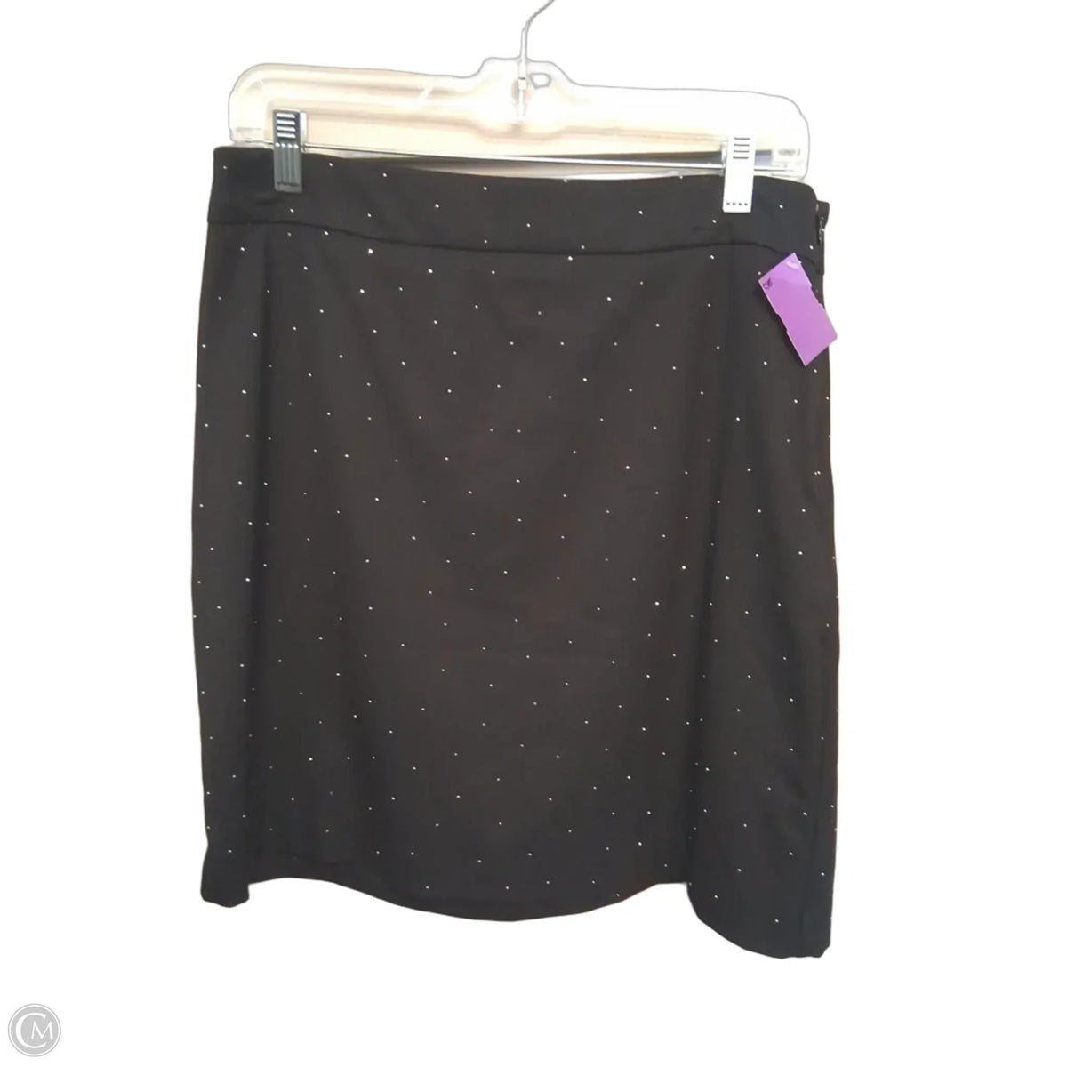Skirt Mini & Short By Nine West In Black & Silver, Size: 8