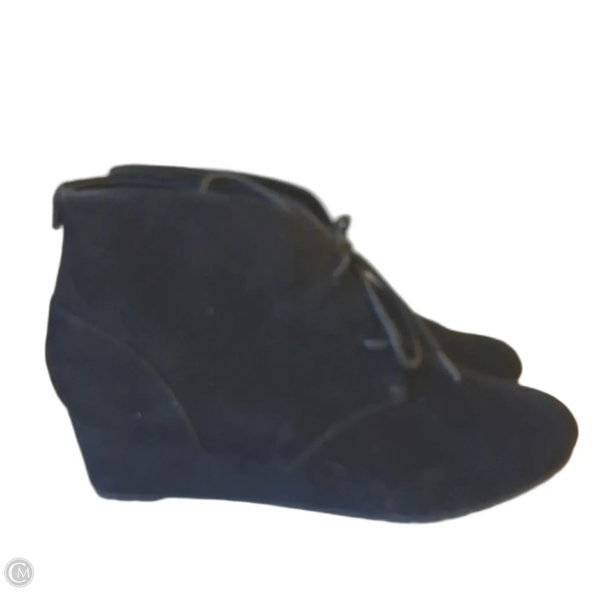 Boots Ankle Heels By Clarks In Black, Size: 6.5