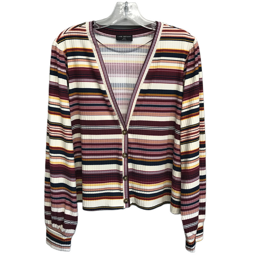 Multi-colored Sweater Cardigan By Lane Bryant, Size: 1x