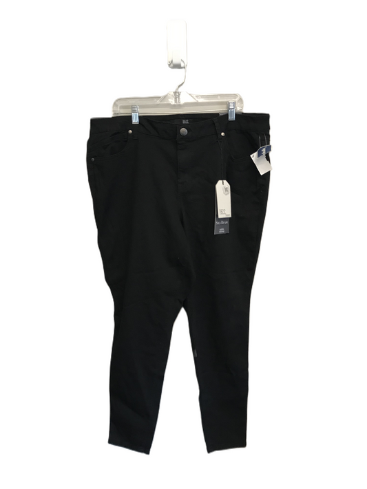 Black Pants Chinos & Khakis By 1822 Denim, Size: 20w