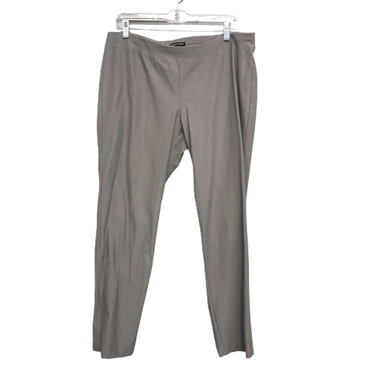 Pants Cropped By Eileen Fisher In Grey, Size: 12