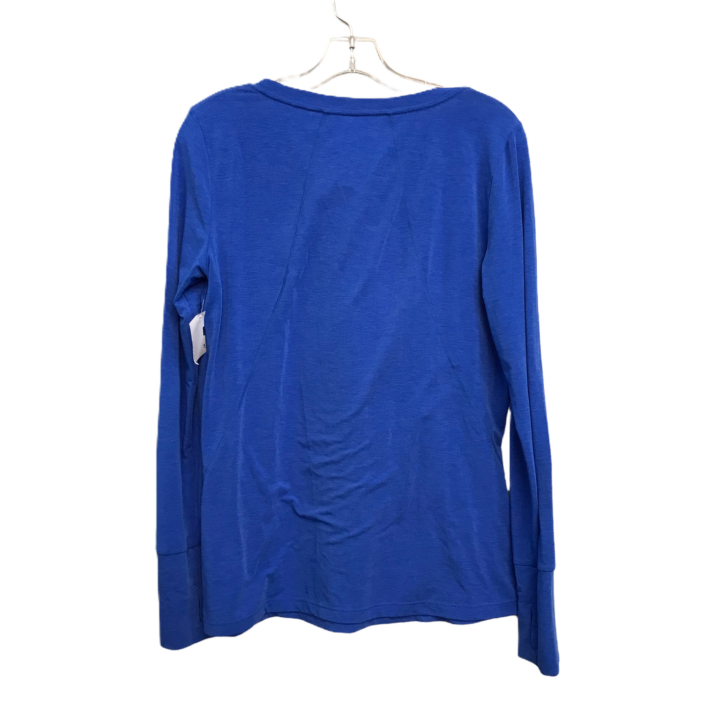 Athletic Top Long Sleeve Crewneck By Gapfit In Blue, Size: M