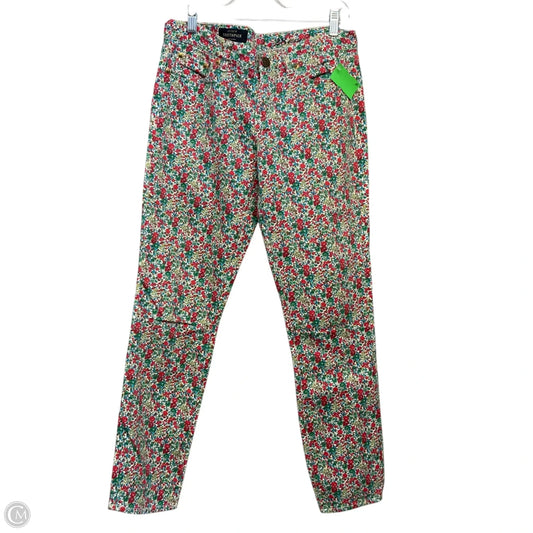 Jeans Cropped By J. Crew In Floral Print, Size: 6