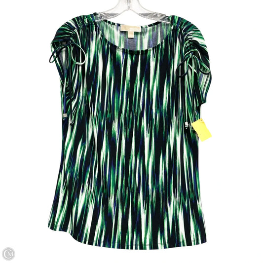 Top Sleeveless By Michael By Michael Kors In Black & Green, Size: L