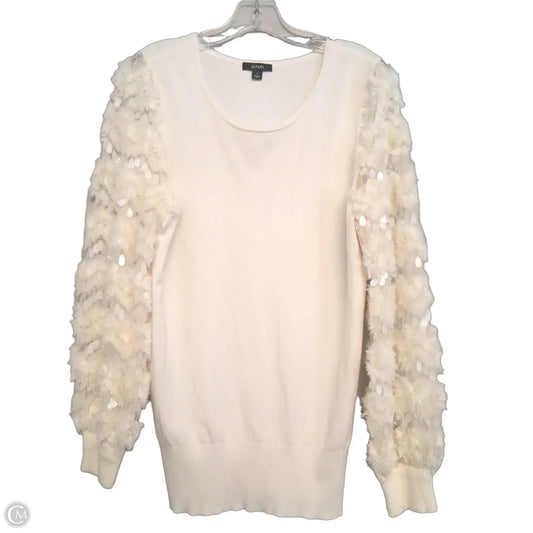 Sweater By Alfani In Cream, Size: S