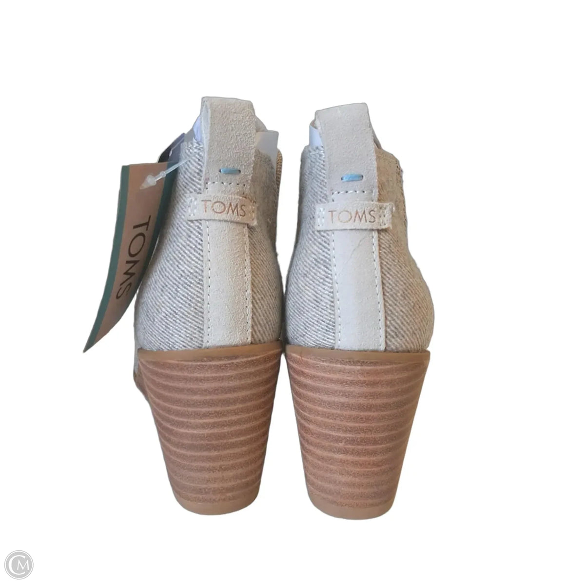 Boots Ankle Heels By Toms In Tan, Size: 7