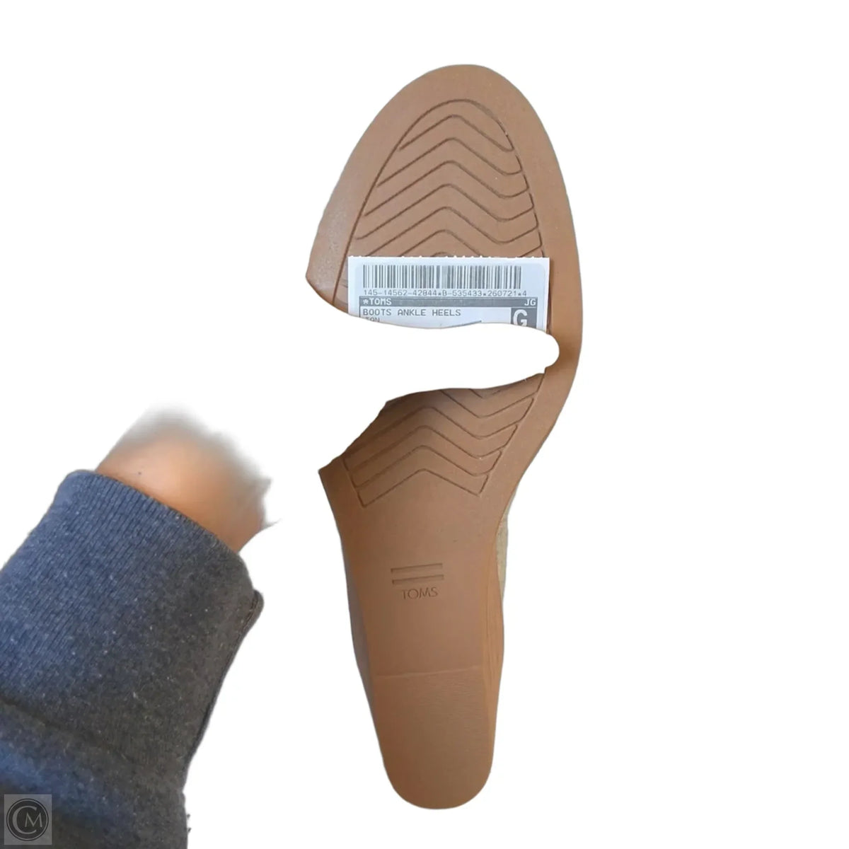 Boots Ankle Heels By Toms In Tan, Size: 7