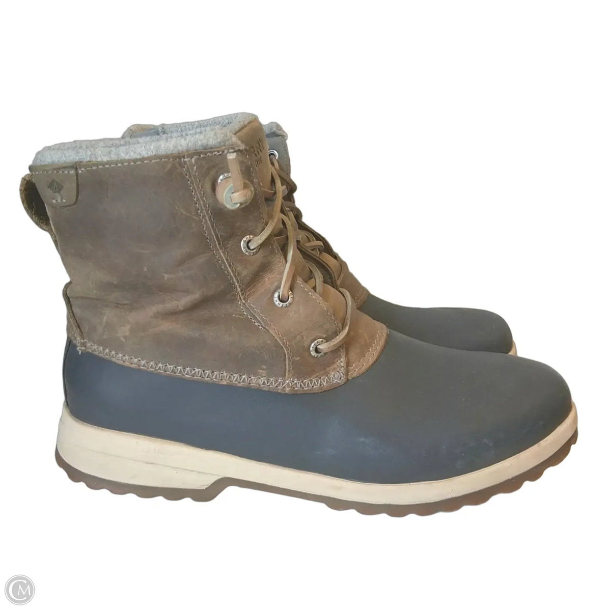 Boots Ankle Flats By Sperry In Brown, Size: 9.5