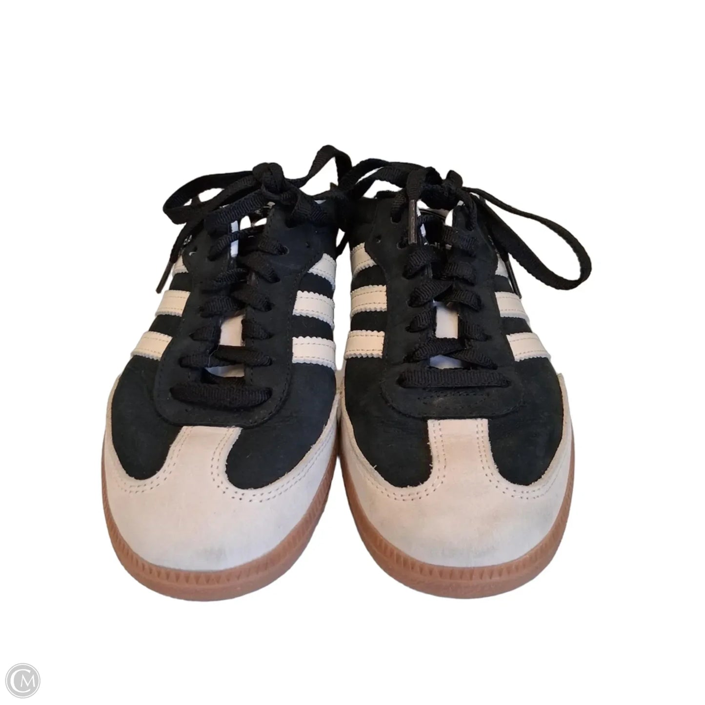 Shoes Sneakers By Adidas In Black & Cream, Size: 8