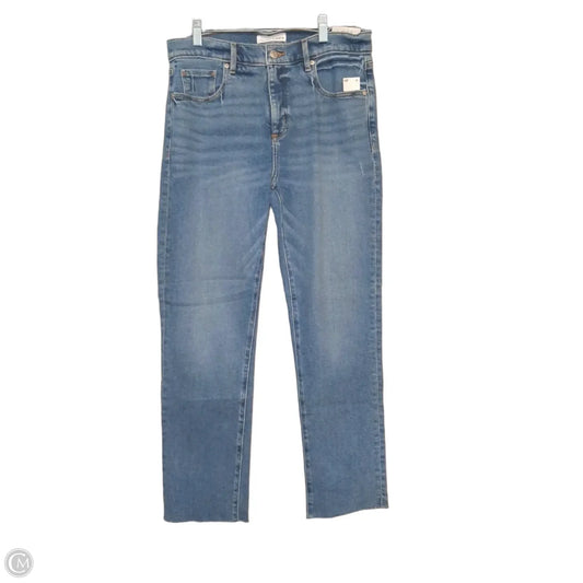 Jeans Skinny By Loft In Blue Denim, Size: 8