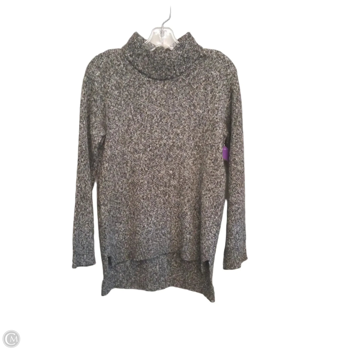 Sweater By Cable And Gauge In Grey & White, Size: Xs