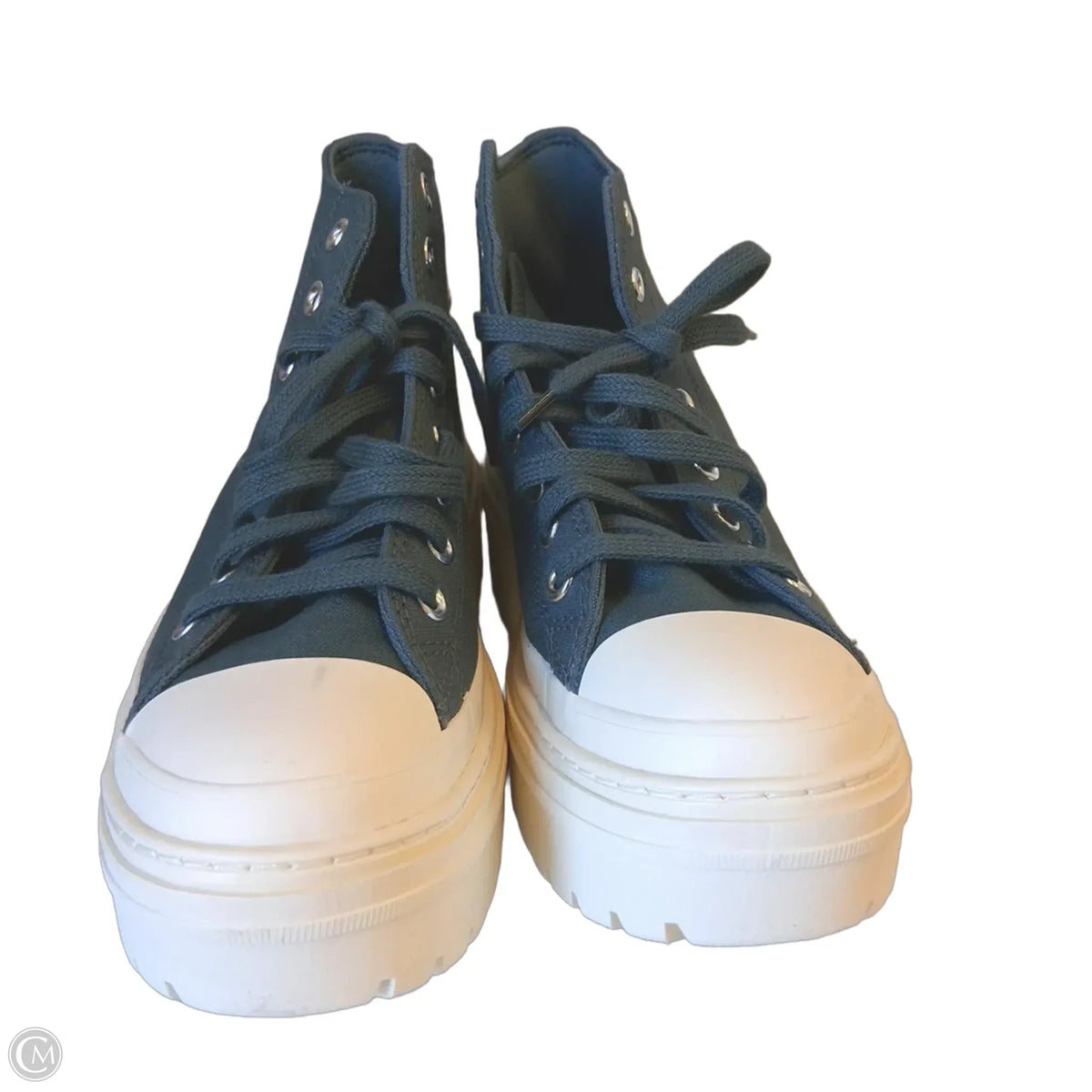 Shoes Sneakers By Converse In Teal, Size: 9