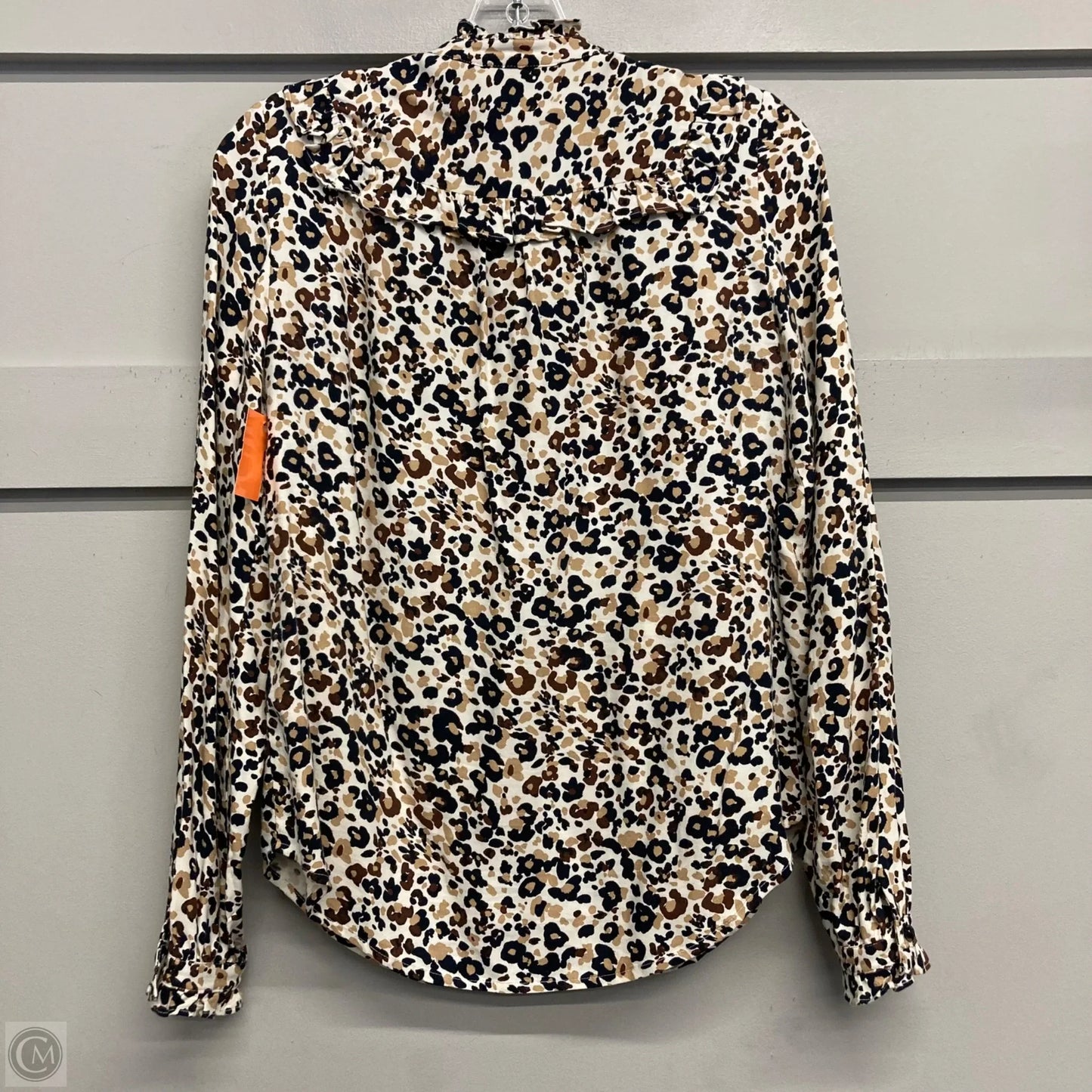 Top Long Sleeve By Maeve In Animal Print, Size: Xs