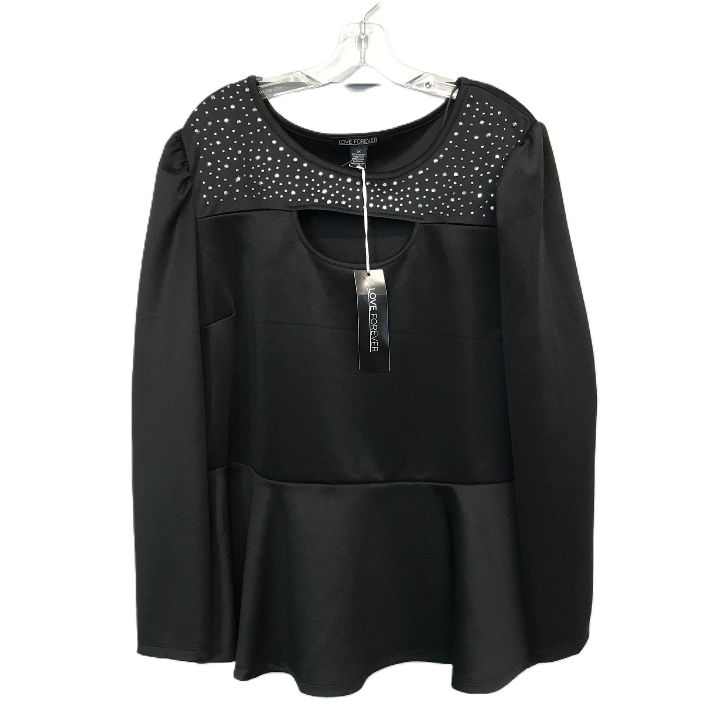 Top Long Sleeve By Love Forever Size: 2x