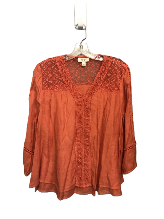 Top Long Sleeve By Style And Company  Size: S