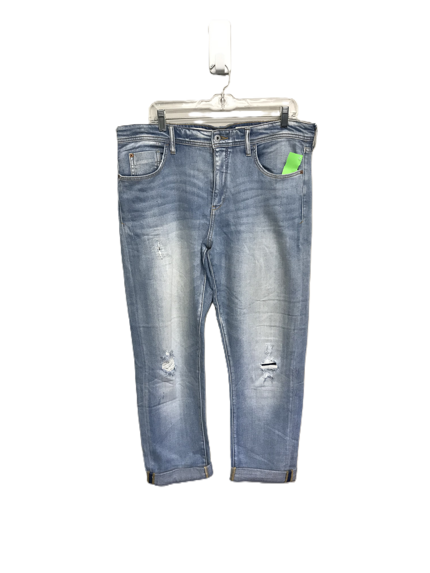 Blue Denim Jeans Boyfriend By Pilcro, Size: 14