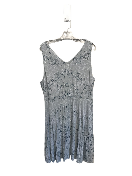 Blue Dress Casual Short By Soma, Size: 1x