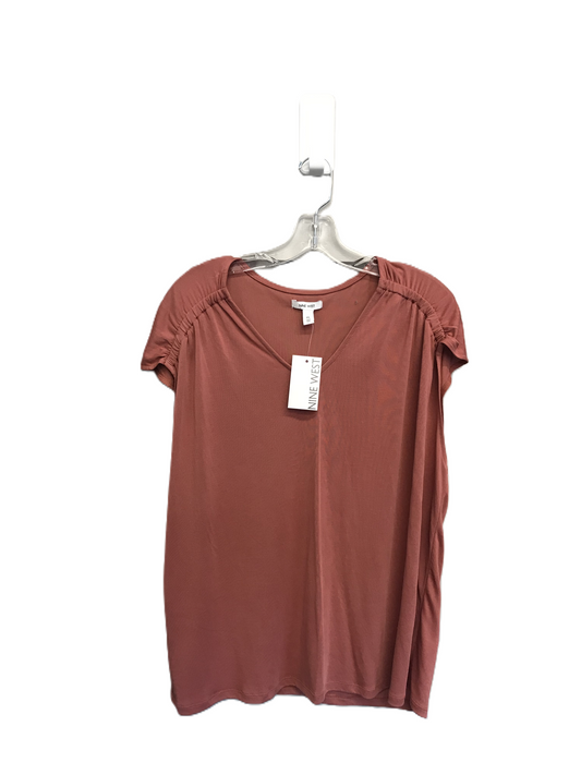 Pink Top Sleeveless By Nine West, Size: Xl