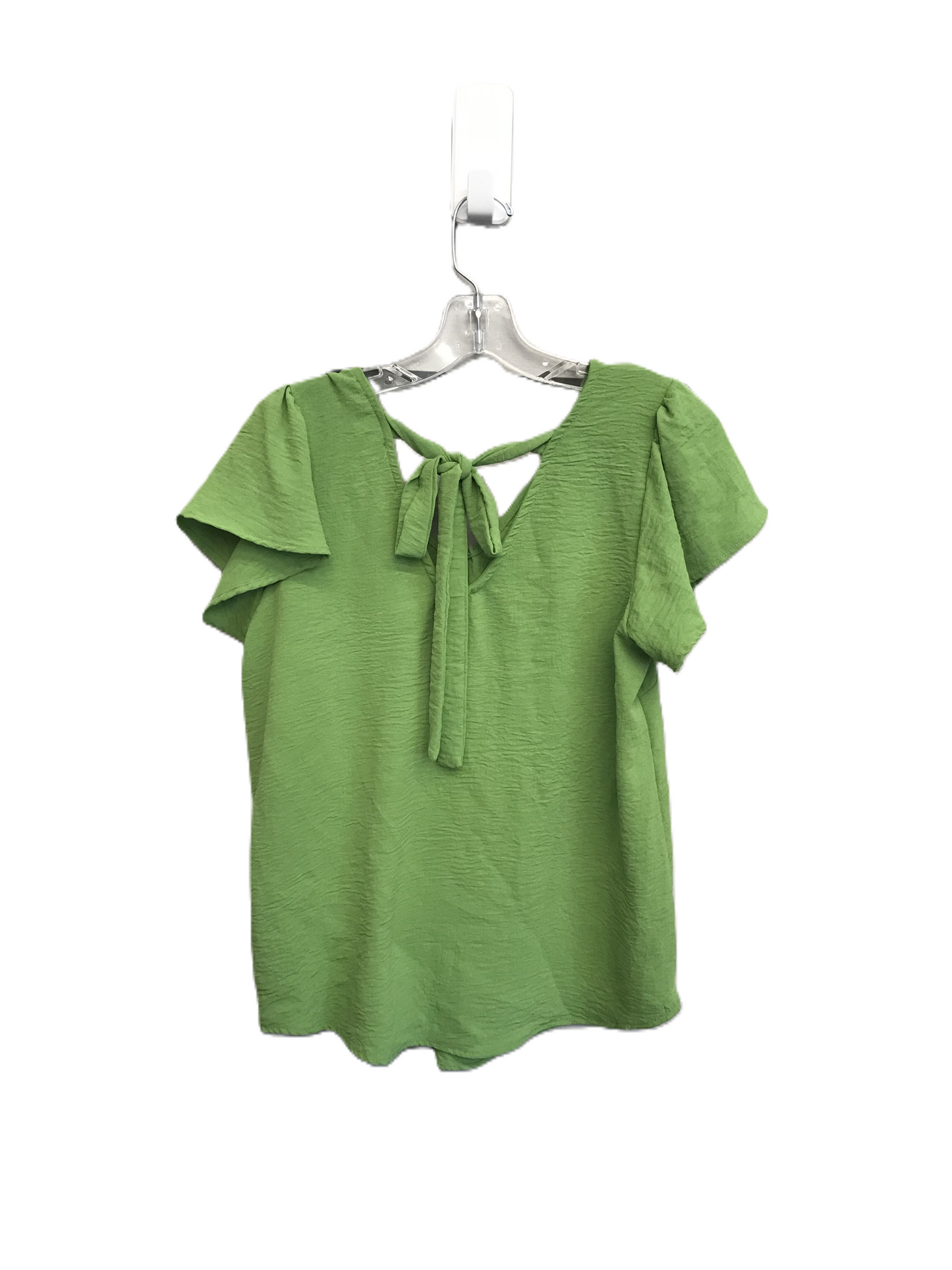 Green Top Short Sleeve By London Rose Size: M