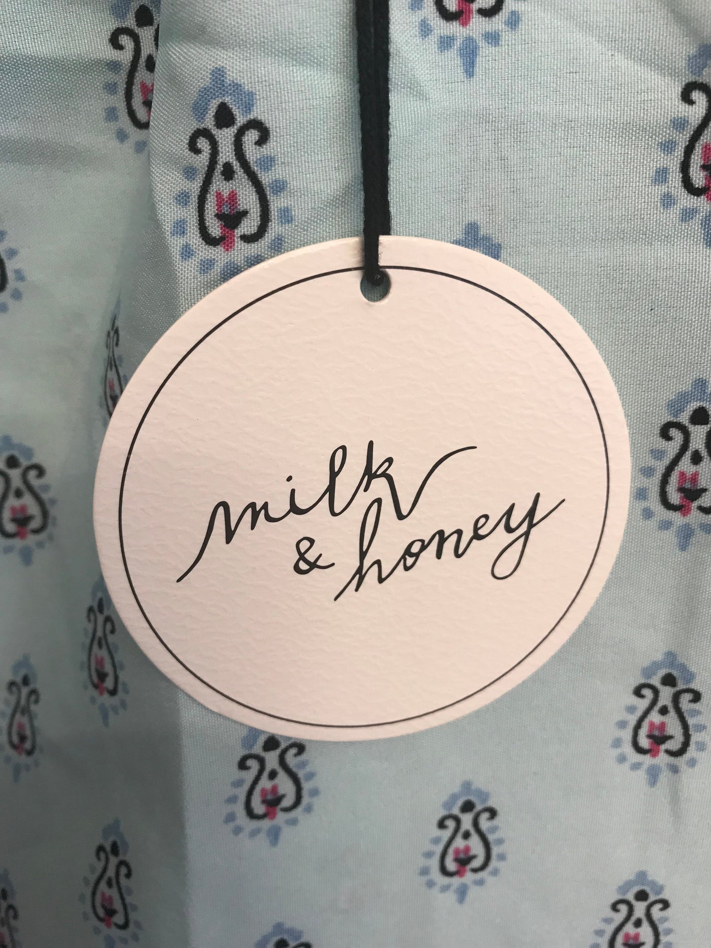 Blue Top Short Sleeve By Milk + Honey  Size: S