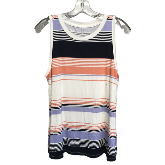 Striped Pattern Top Sleeveless By Maurices, Size: L
