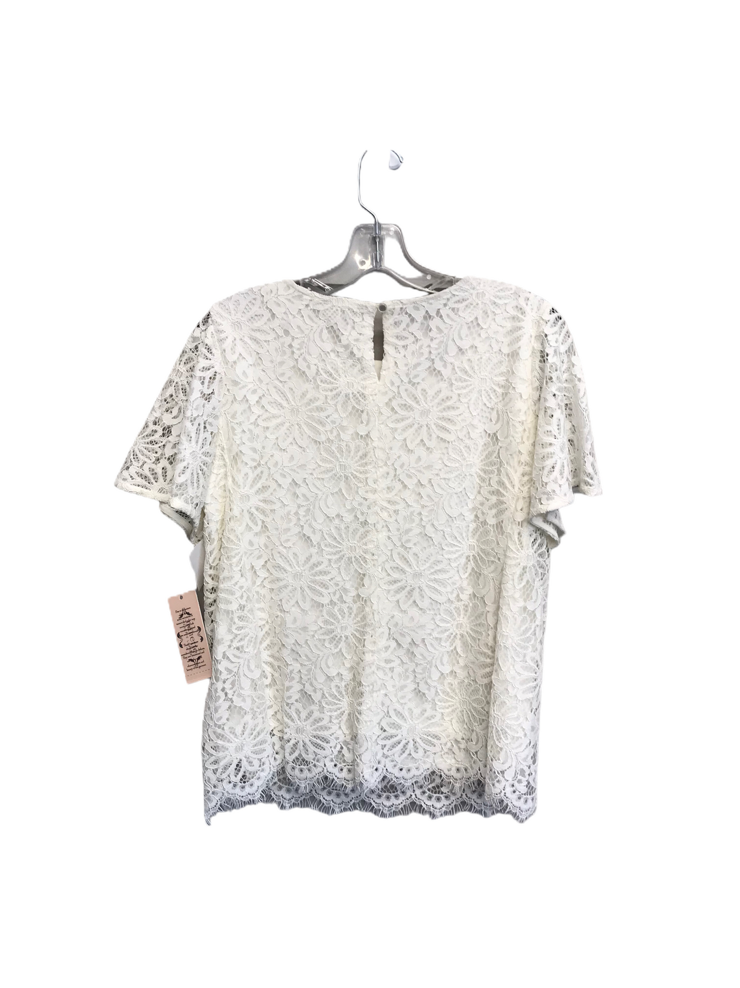 White Top Short Sleeve By Nanette By Nanette Lepore, Size: S