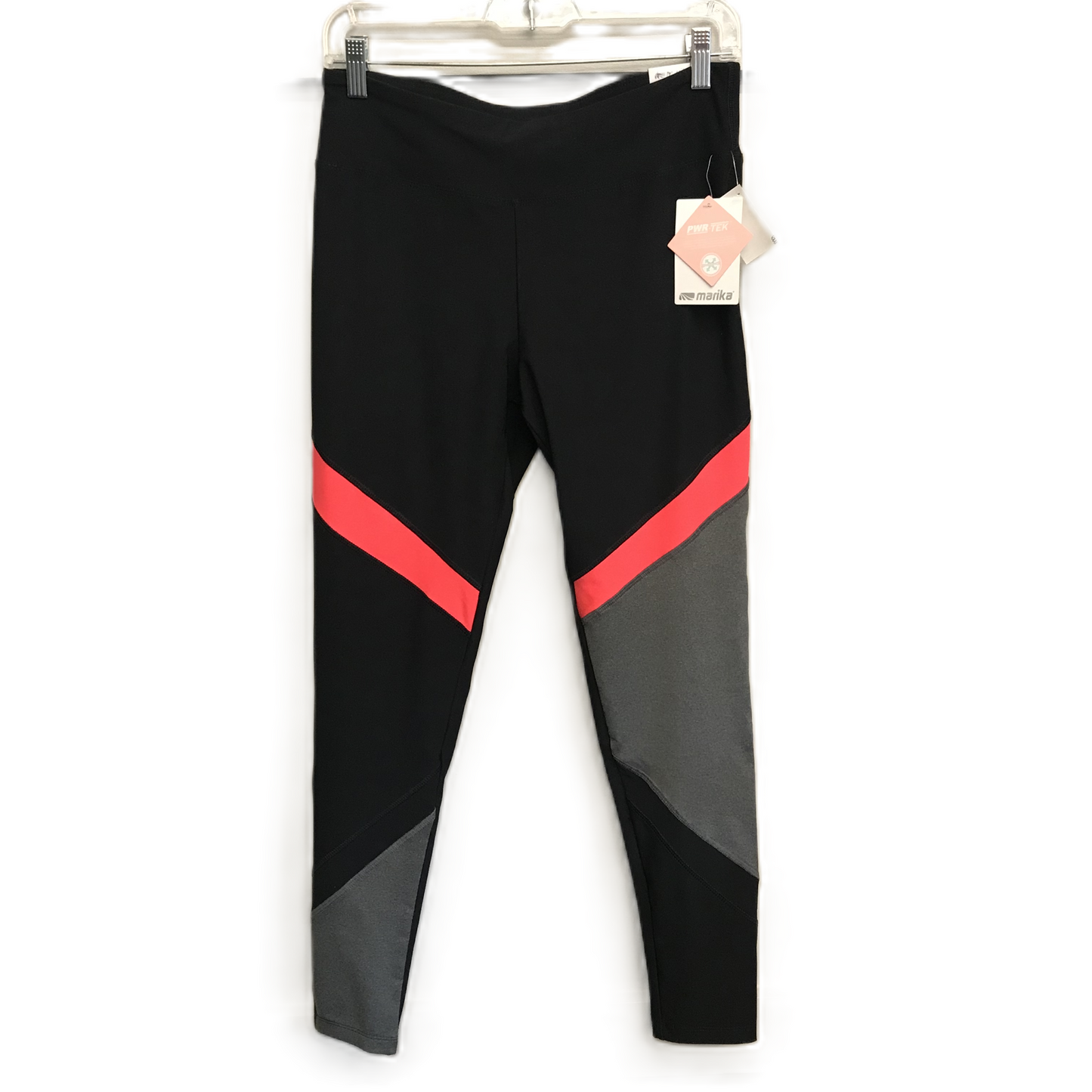 Black Athletic Leggings By Marika, Size: L